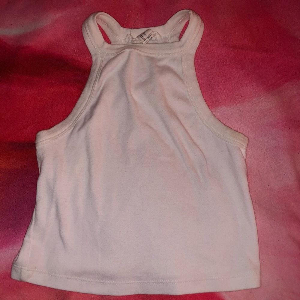 5/$25 | White High Neck Top
